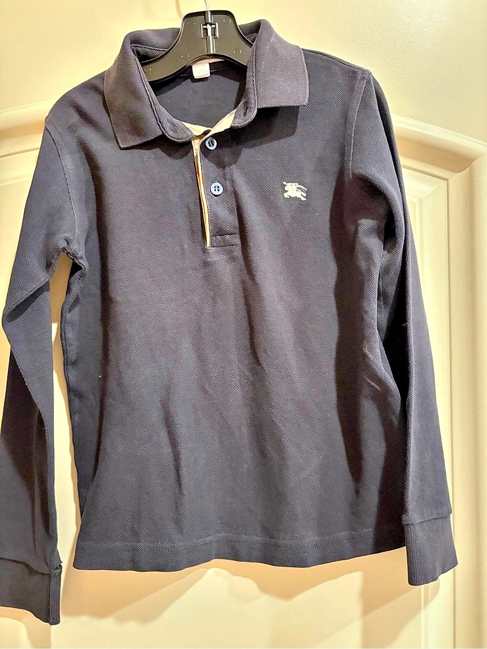 Burberry Boys Polo Black Size 7